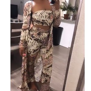 Three Piece Snakeskin Set